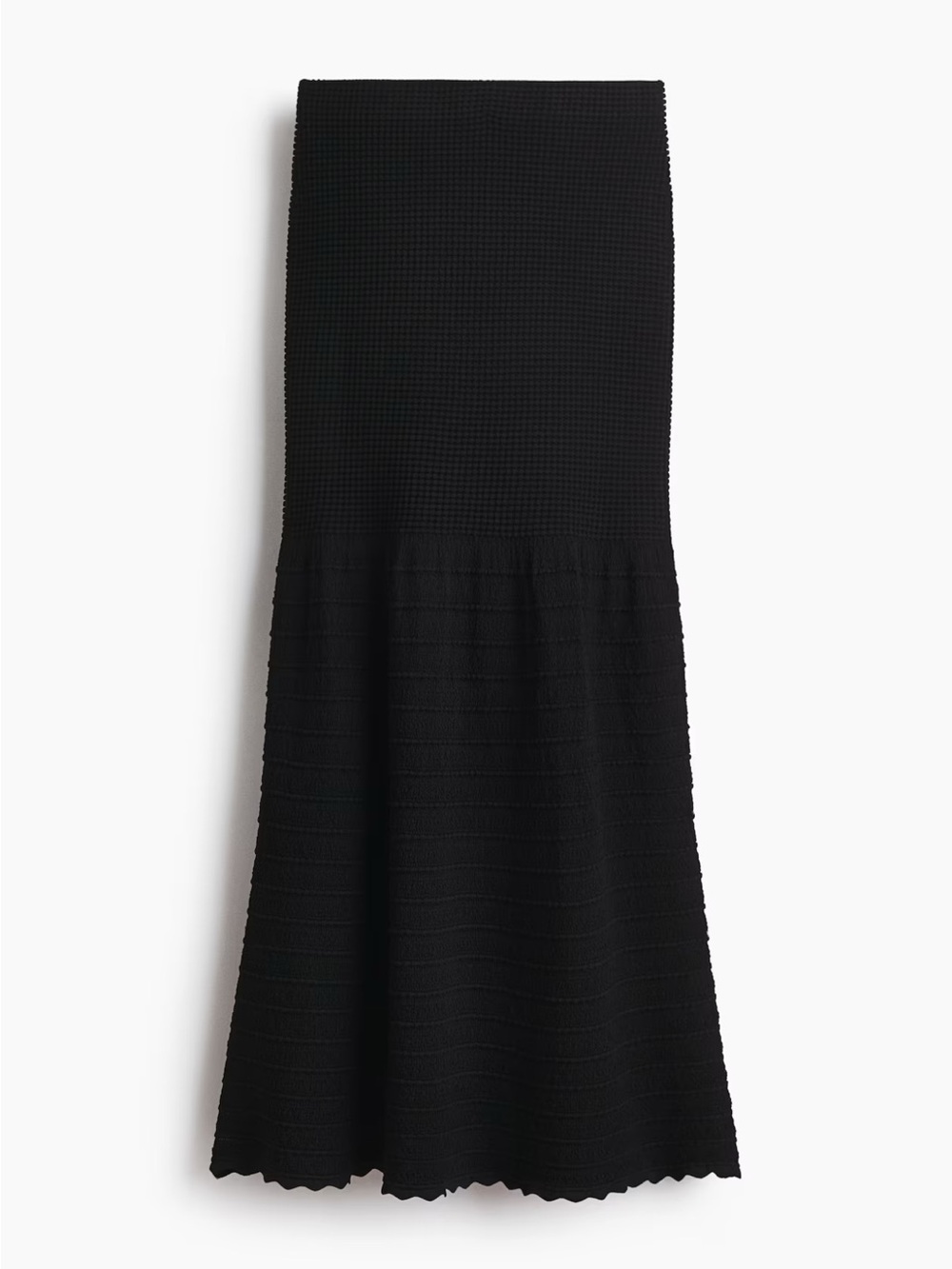 H&M Textured Knit Skirt